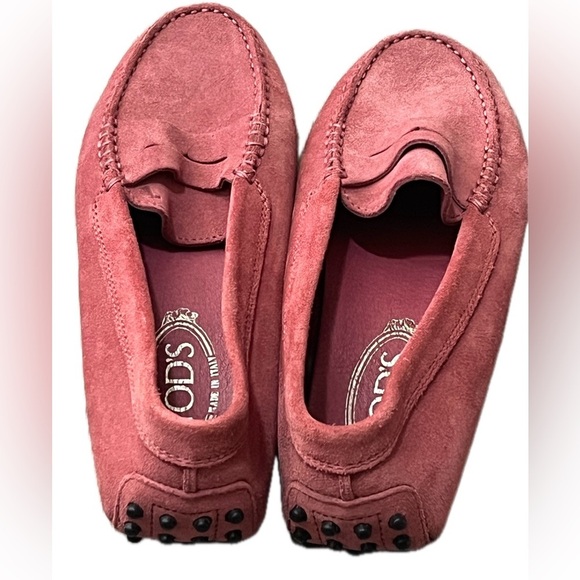 TOD’S Women’s Gommino Suede Leather Driving Loafers, Size36.5 US6, Made in Italy - Picture 8 of 11